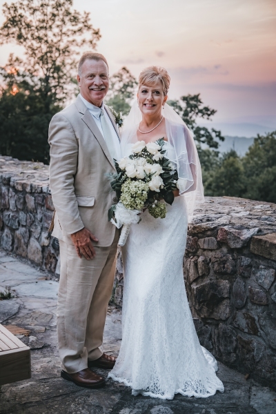 Becky and Barry's Draper overlook wedding