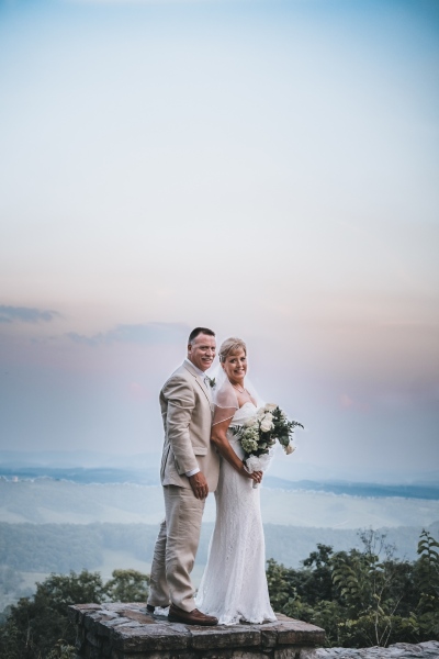 Becky and Barry's Draper overlook wedding