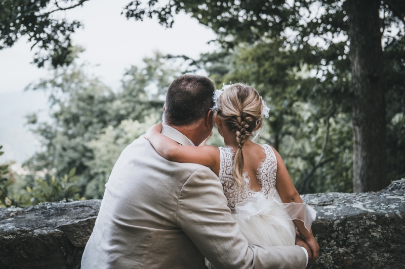 Becky and Barry's Draper overlook wedding