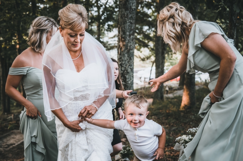Becky and Barry's Draper overlook wedding