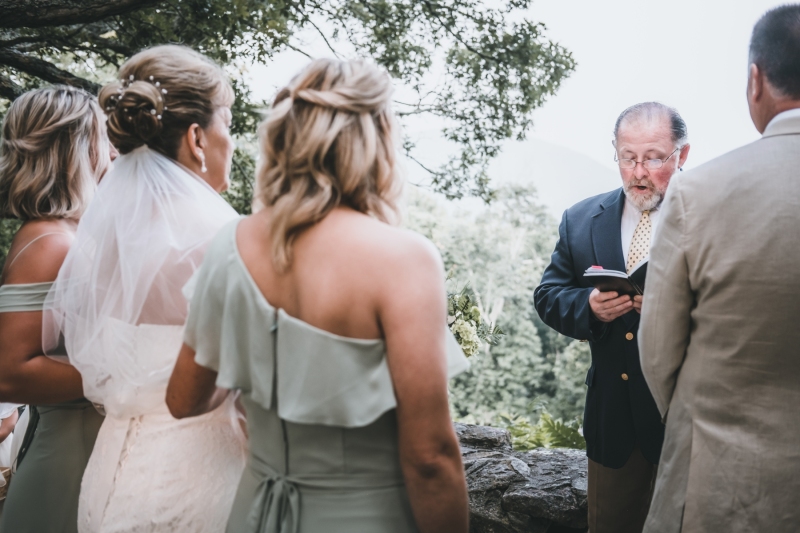 Becky and Barry's Draper overlook wedding