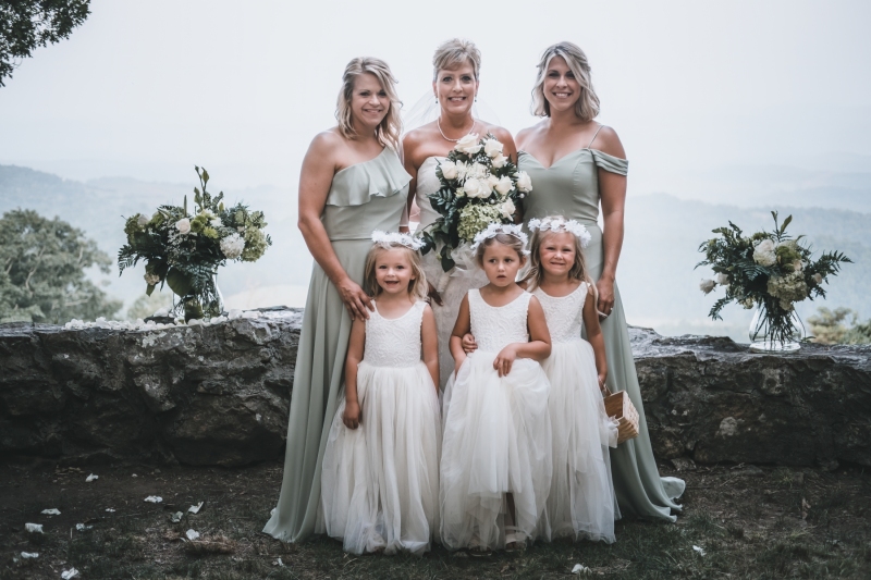 Becky and Barry's Draper overlook wedding